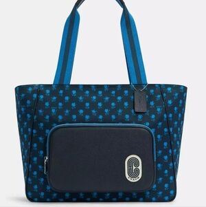 COACH Court Tote With Badland Floral Print (C5669) $350 NWT!